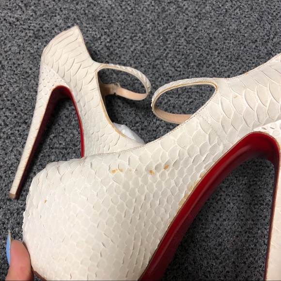 Christian Louboutin Lady Highness 160 Python Heels